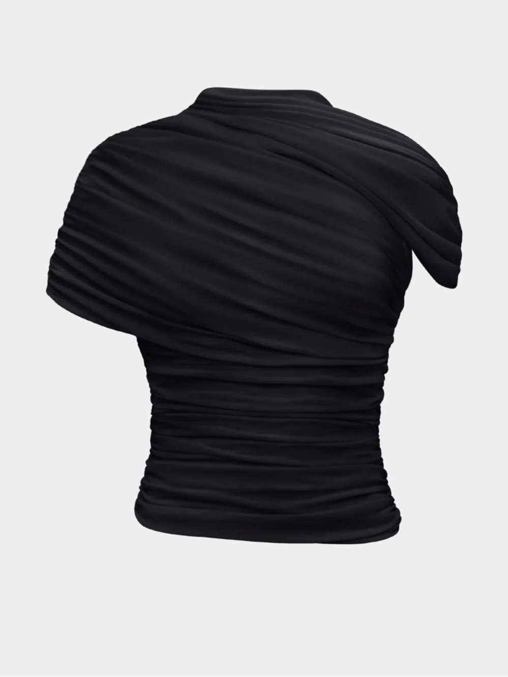 Heiress THE DRAPED SHOULDER TOP NWT